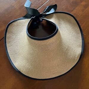 Wide Brim Sun hat/visor OS